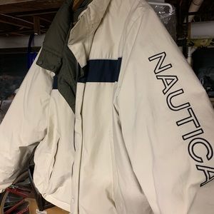 Men’s Nautica jacket vintage size large reversible